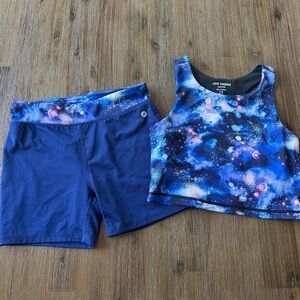 Joe Fresh Kids Galaxy Print Workout Set size L (10/12)